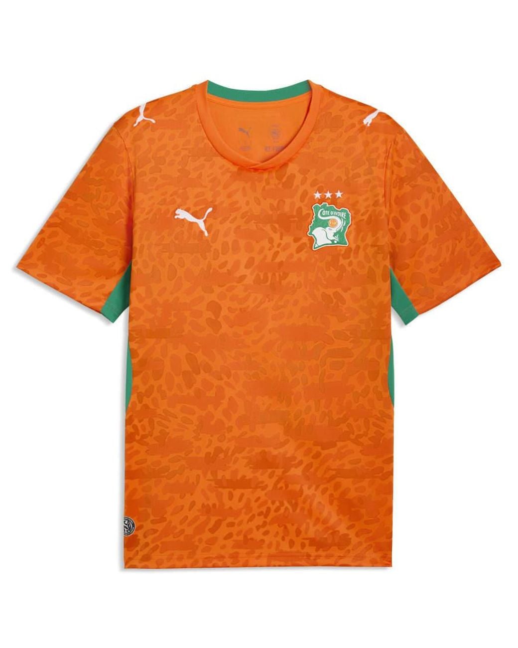 PUMA Orange Côte D'Ivoire Home Jersey for men