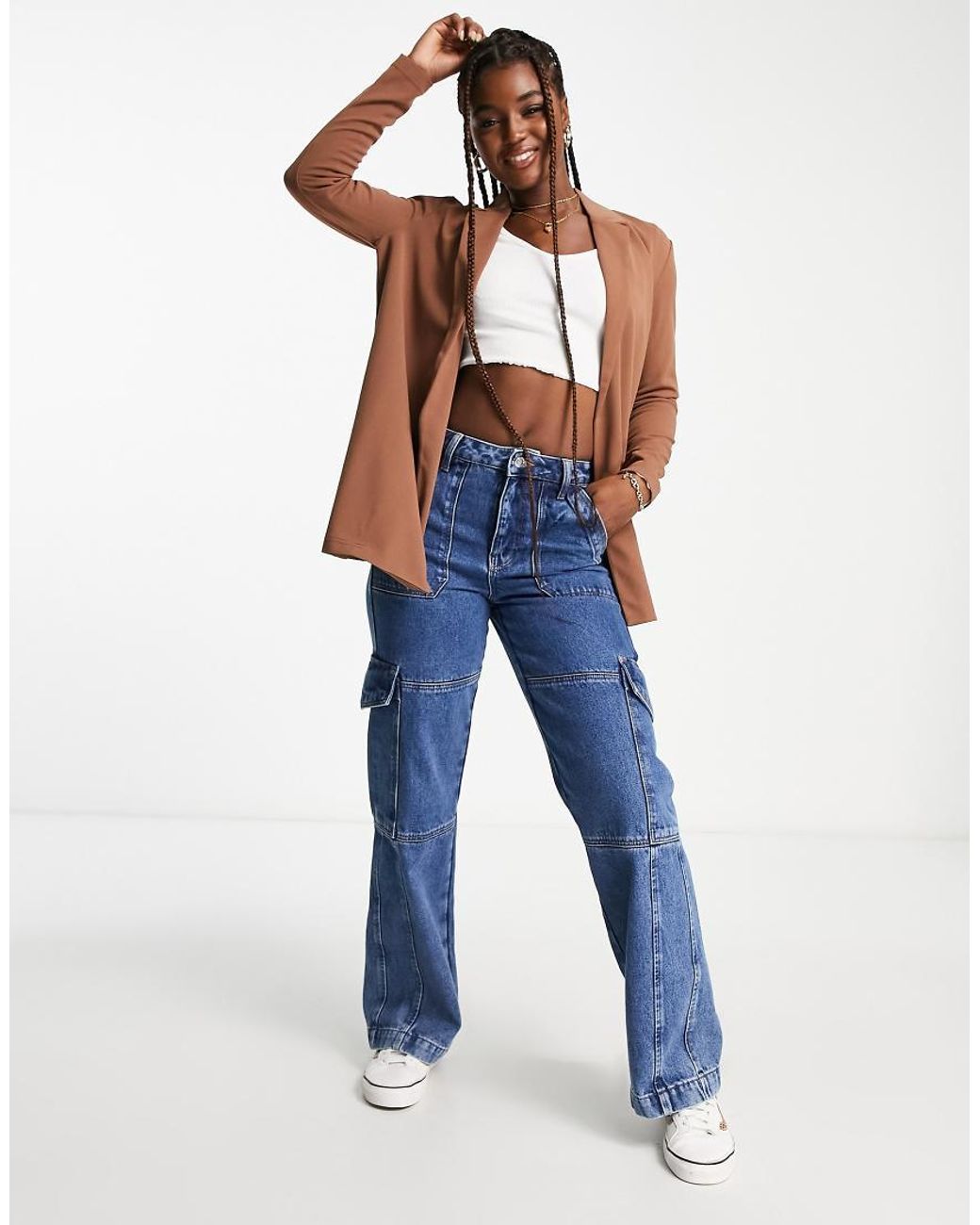 Jdy Blue Lightweight Blazer