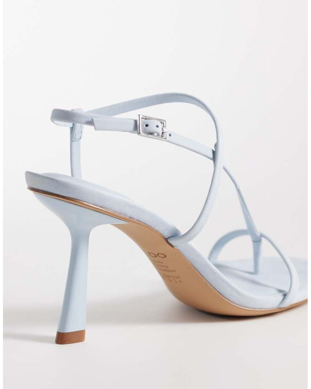 ALDO White Nallia Strappy Heeled Sandal