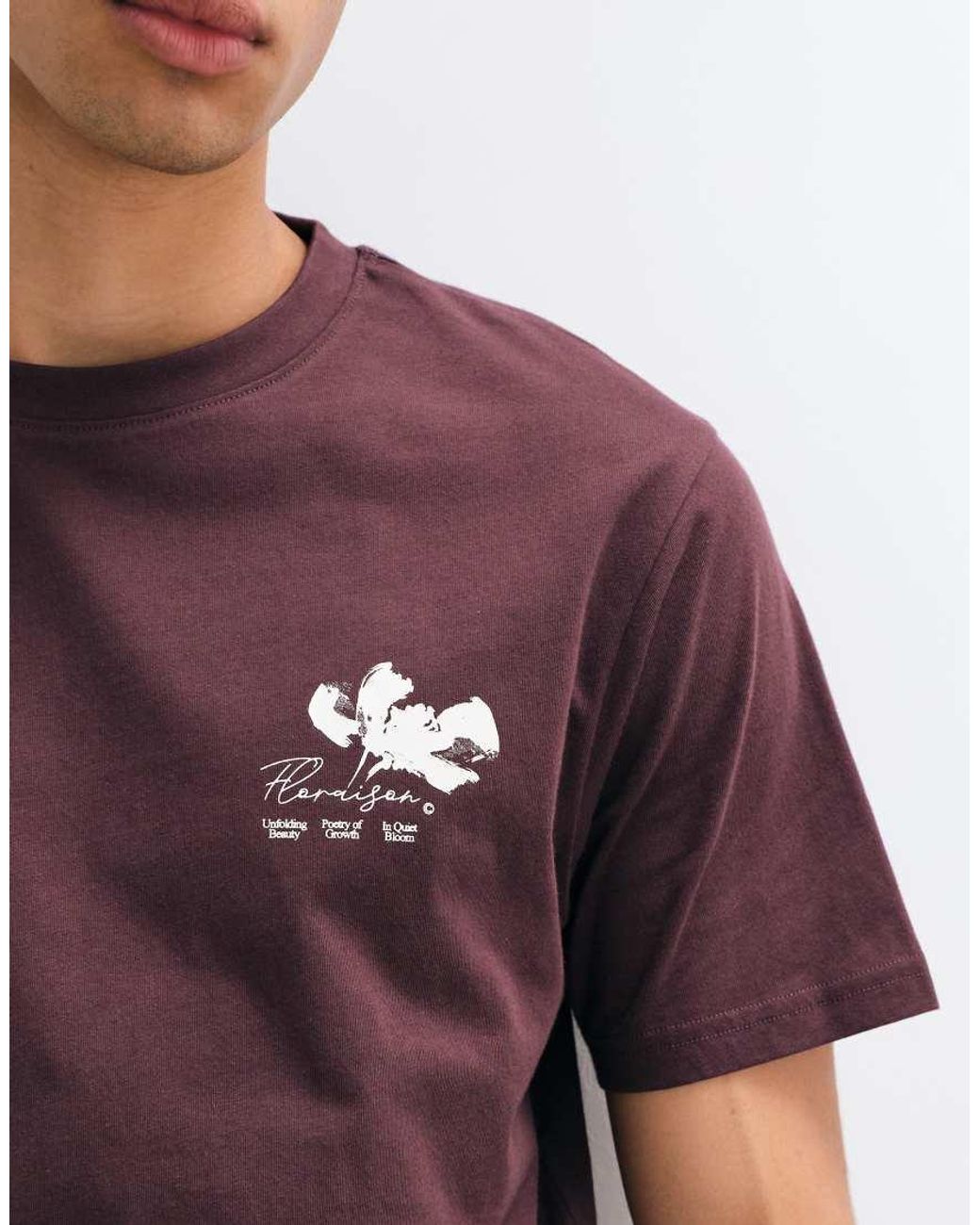 ASOS Multicolor Regular T-shirt With Floral Graphic for men