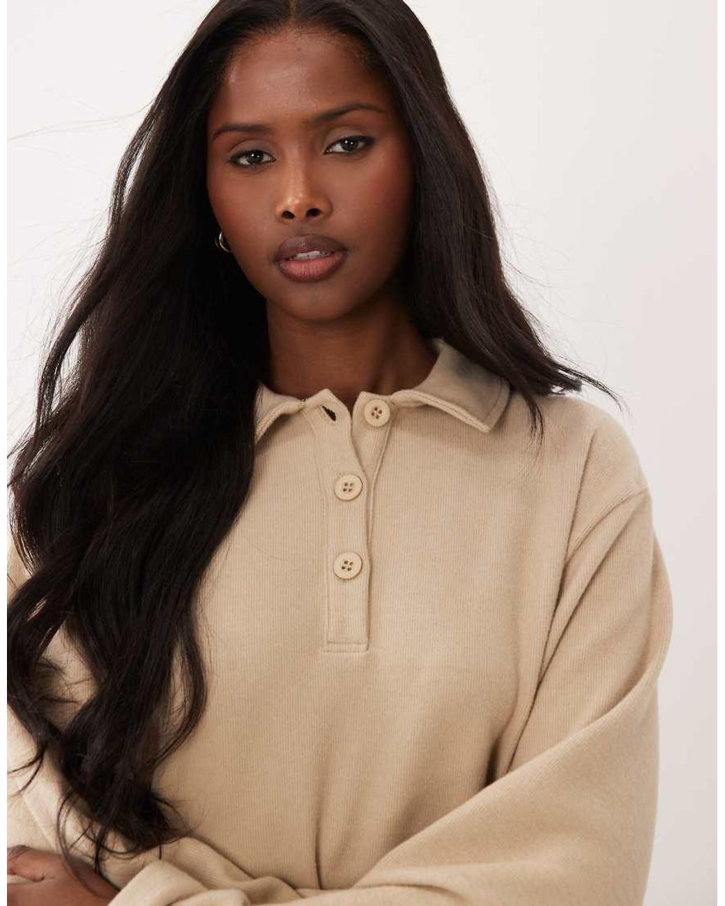 ASOS Natural Supersoft Rugby Dress