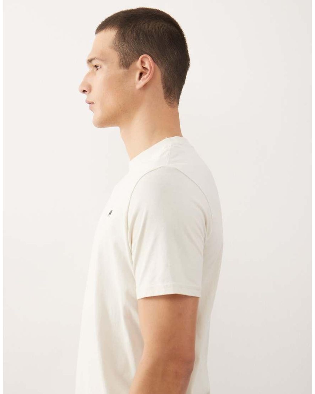 Napapijri White Small Logo T-shirt for men