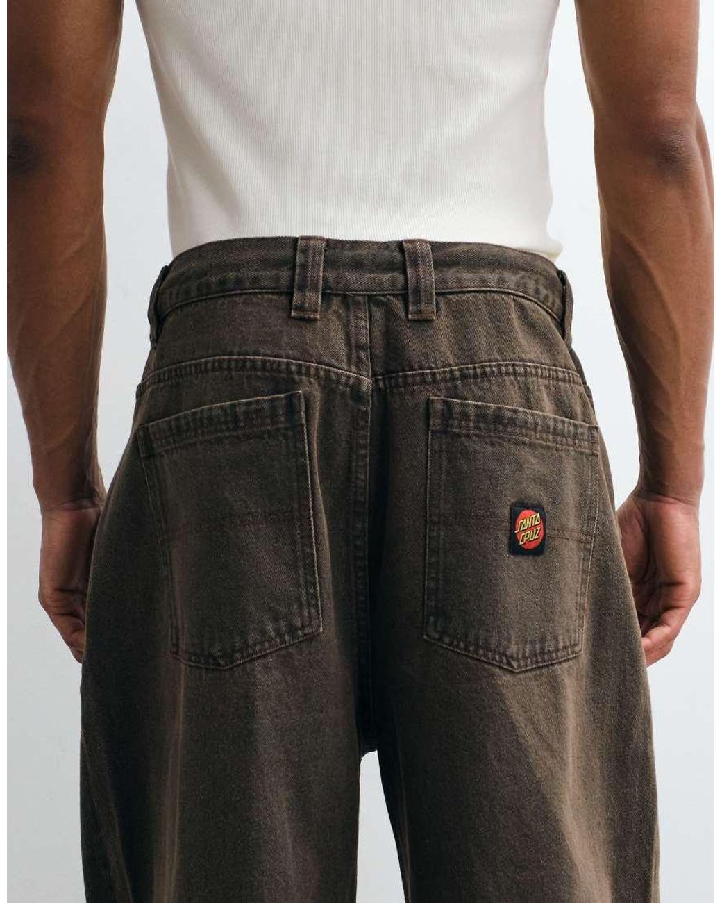 Santa Cruz Green Loose Fit Jeans for men