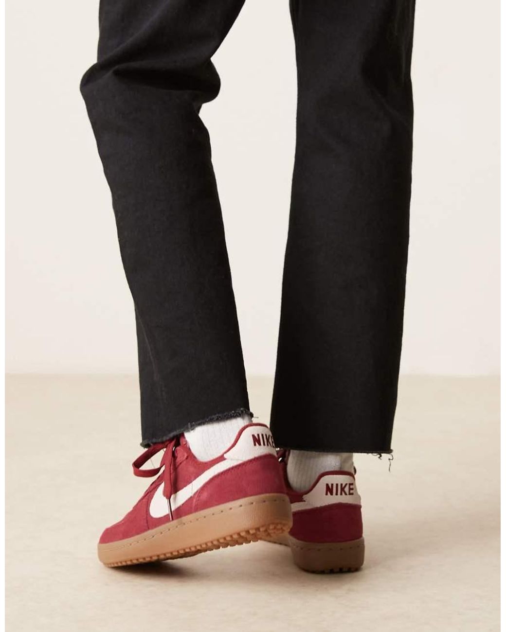 Nike Black Field General Suede Trainers