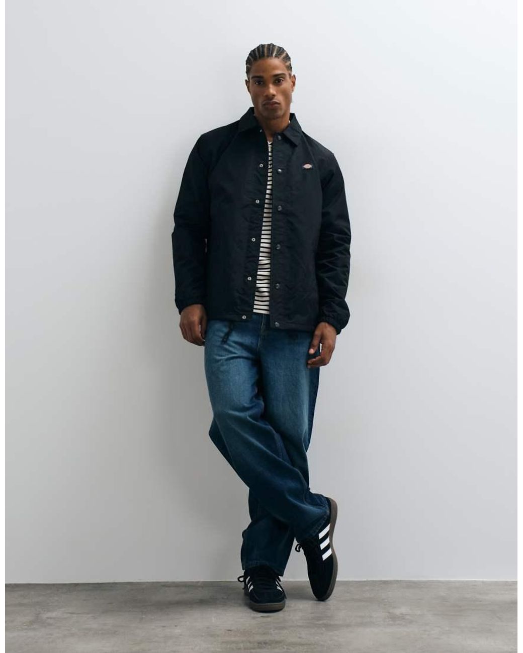 Dickies Black Oakport Coach Jacket for men