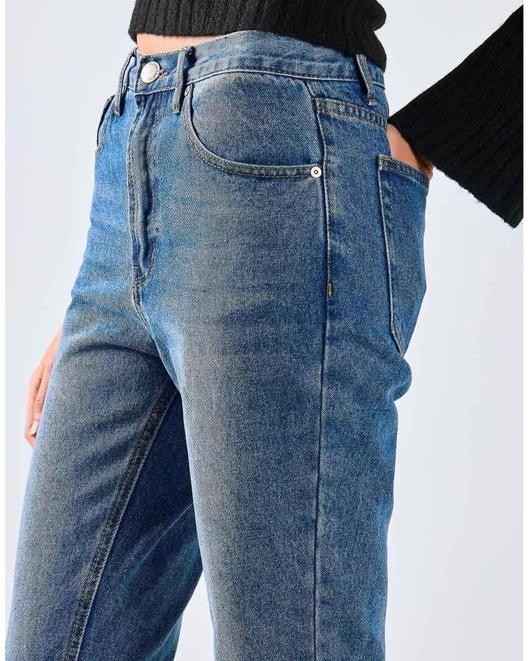 Glamorous Blue Straight Leg Jeans