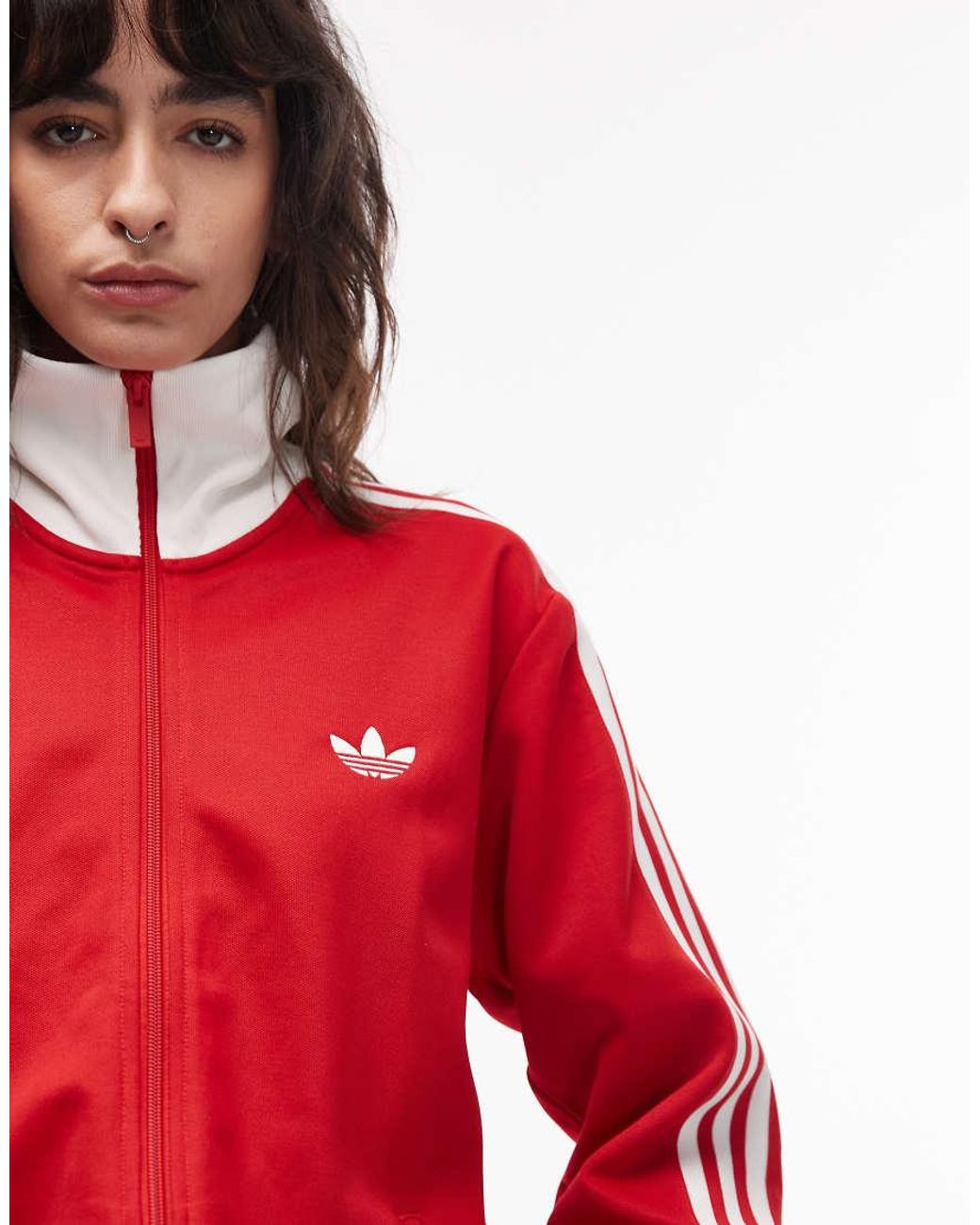 Adidas Originals Red Classic Track Top for men