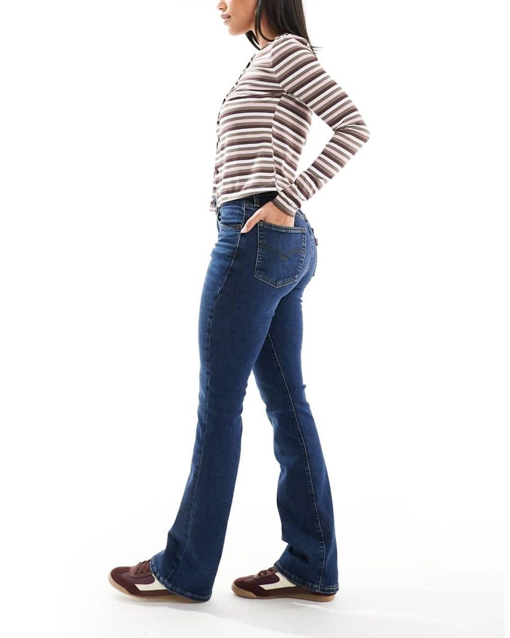 Levi's Blue 725 High Rise Bootcut Jeans