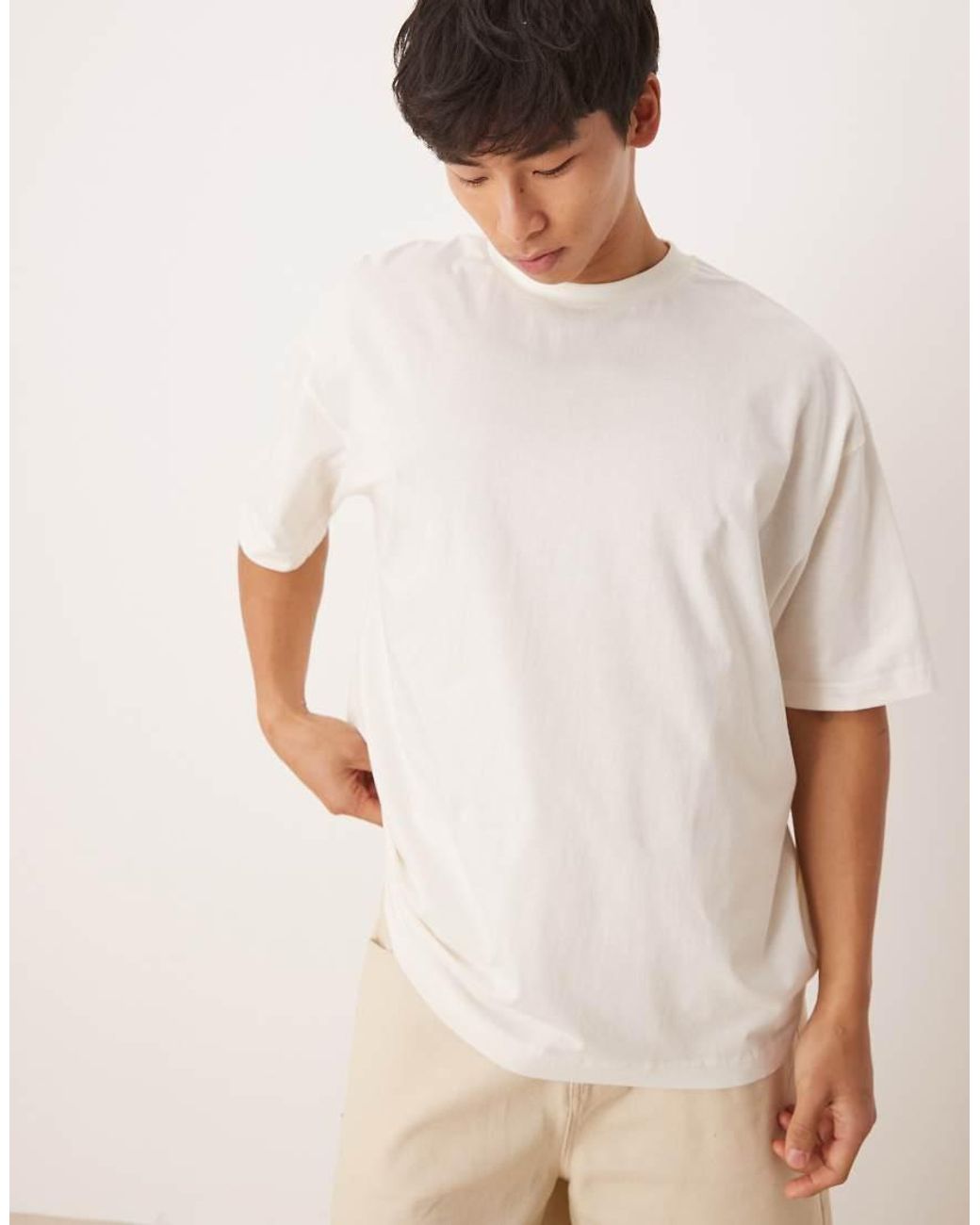 ASOS White Oversized T-shirt With High Summer Graphic for men