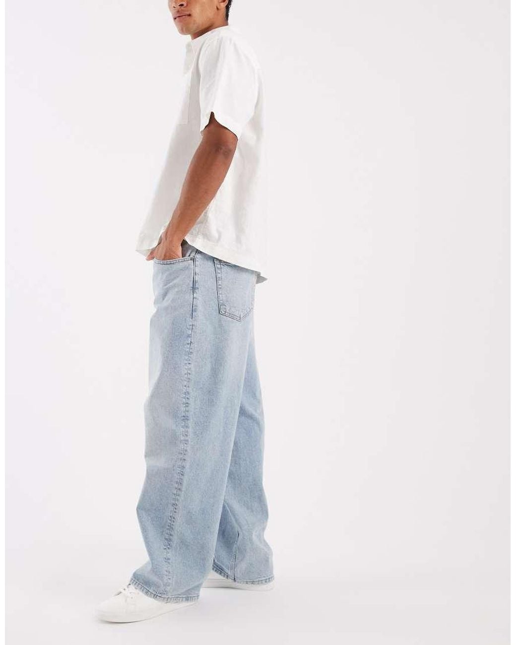 Tommy Hilfiger Blue Theo baggy Jeans for men