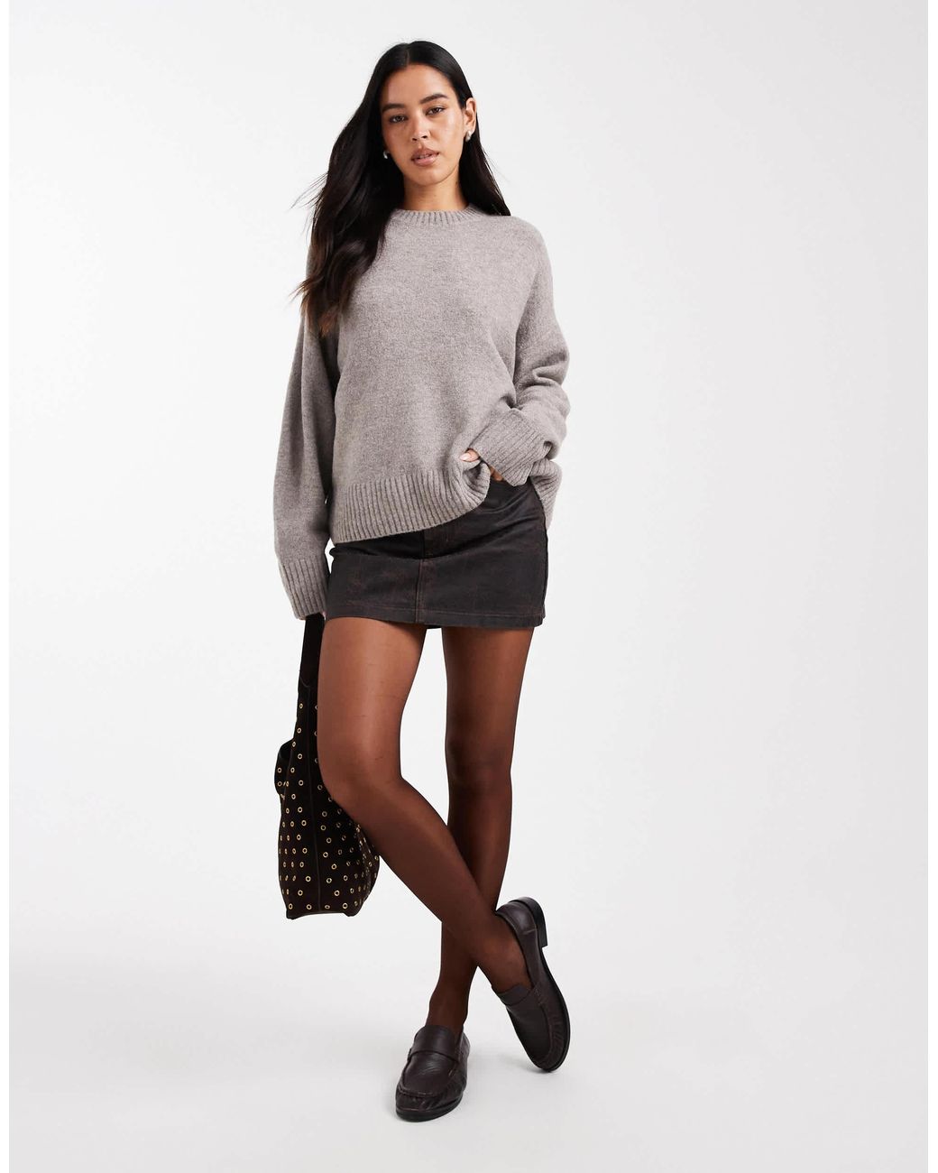 Vero Moda Gray – weicher pullover