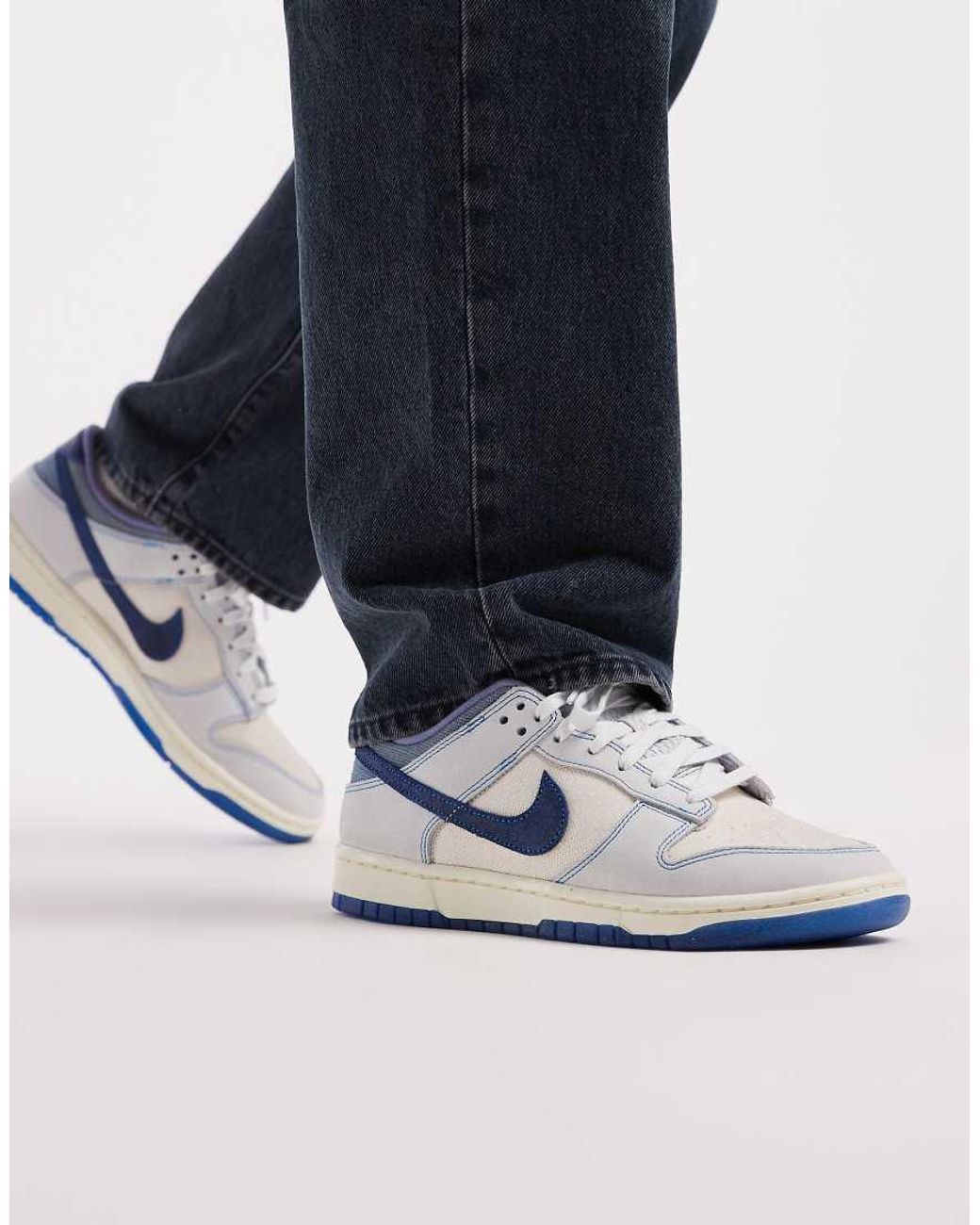 Nike Blue Dunk Low Sneakers for men
