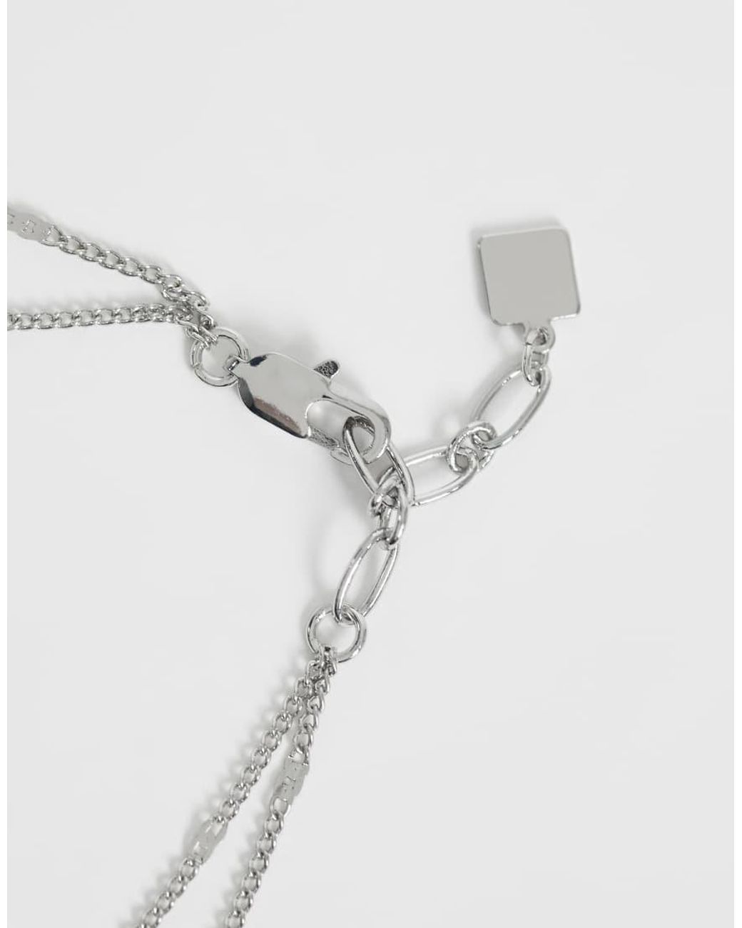 ASOS White Fine Hand Chain