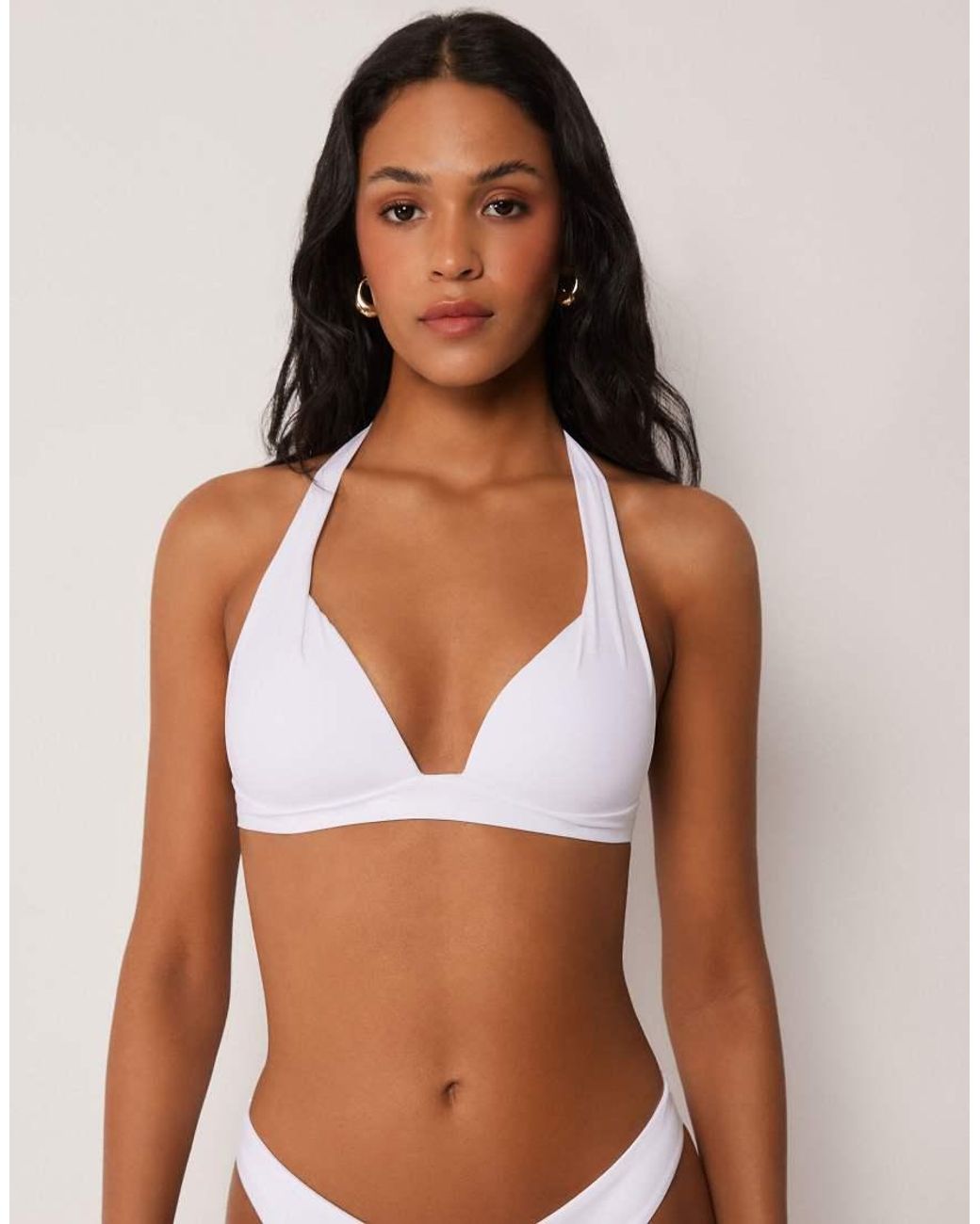 Calzedonia Brown Premium Fit Graduated Triangle Bikini Top