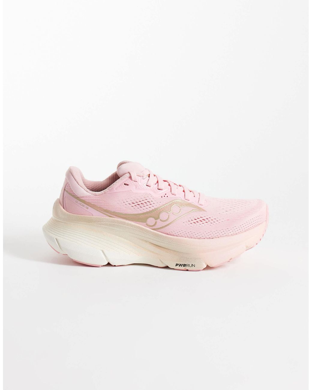 Guide 19 baskets clair Saucony en coloris Pink
