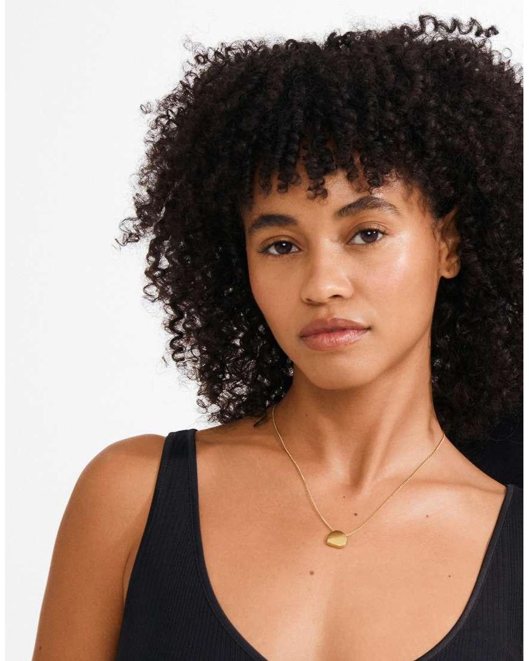Pilgrim Metallic Presence Coin Necklace