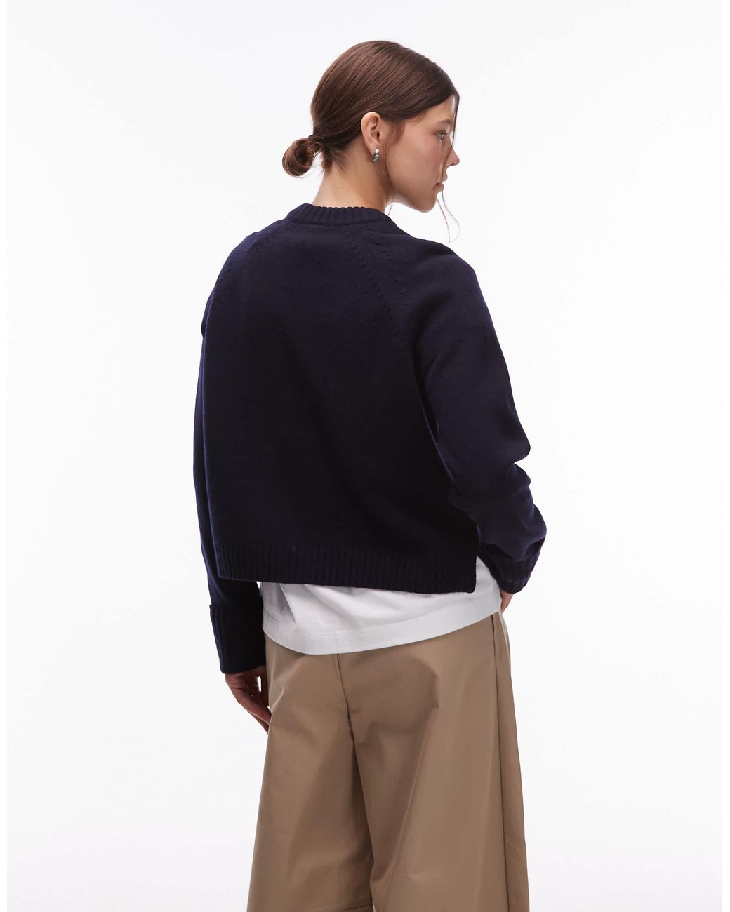 Sweat ras ARKET en coloris Blue