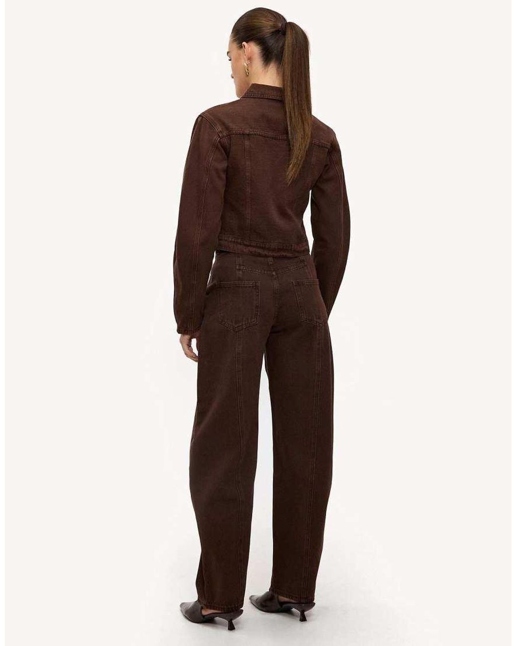 Loavies Brown Walk Slow, Glow Bright Wide Jeans