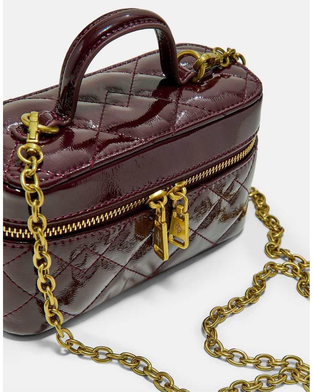 Stradivarius White Quilted Crossbody Bag