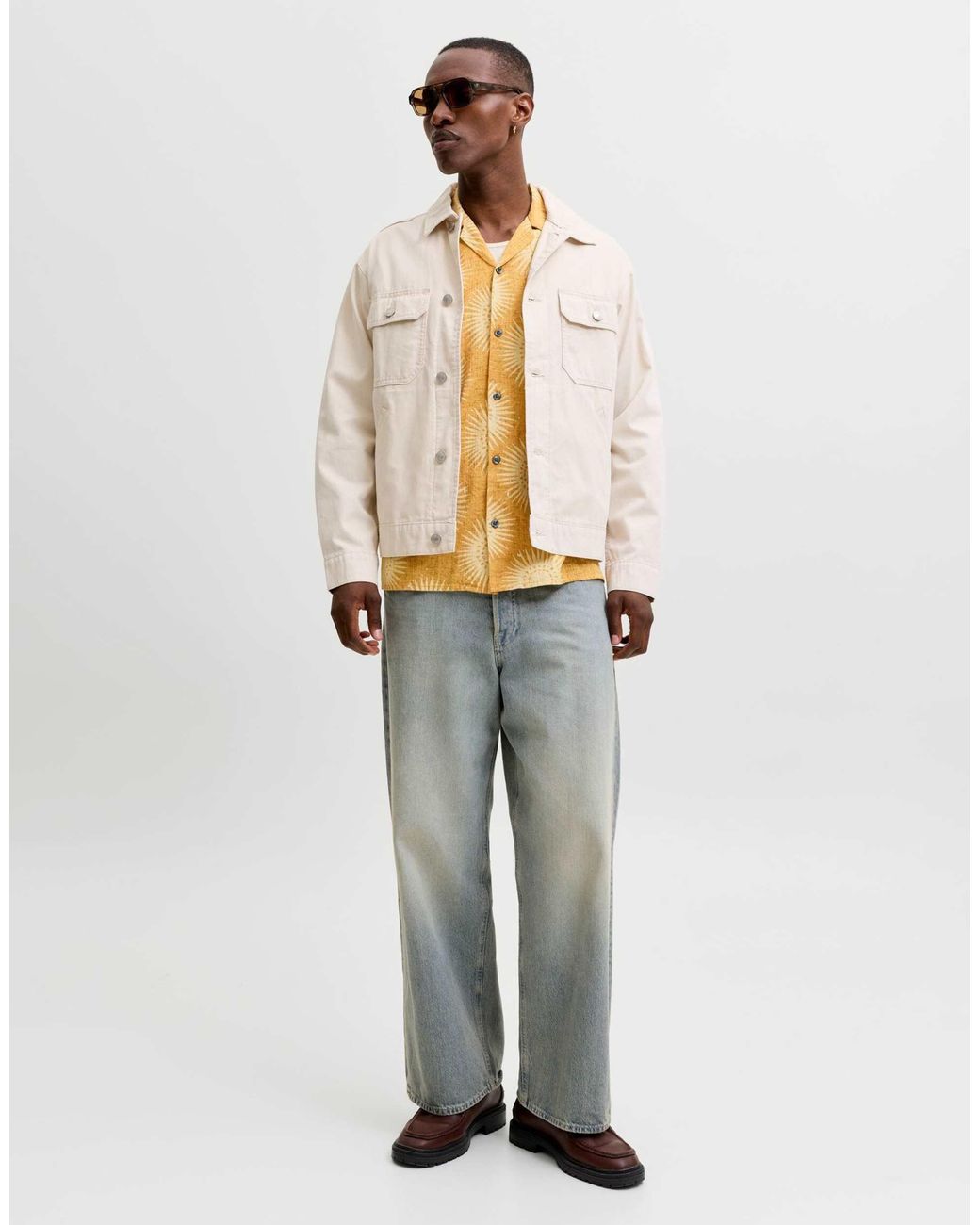 Jack & Jones – freizeithemd in Metallic für Herren