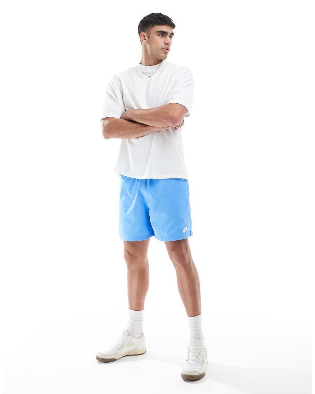 Nike White Club Woven Shorts for men