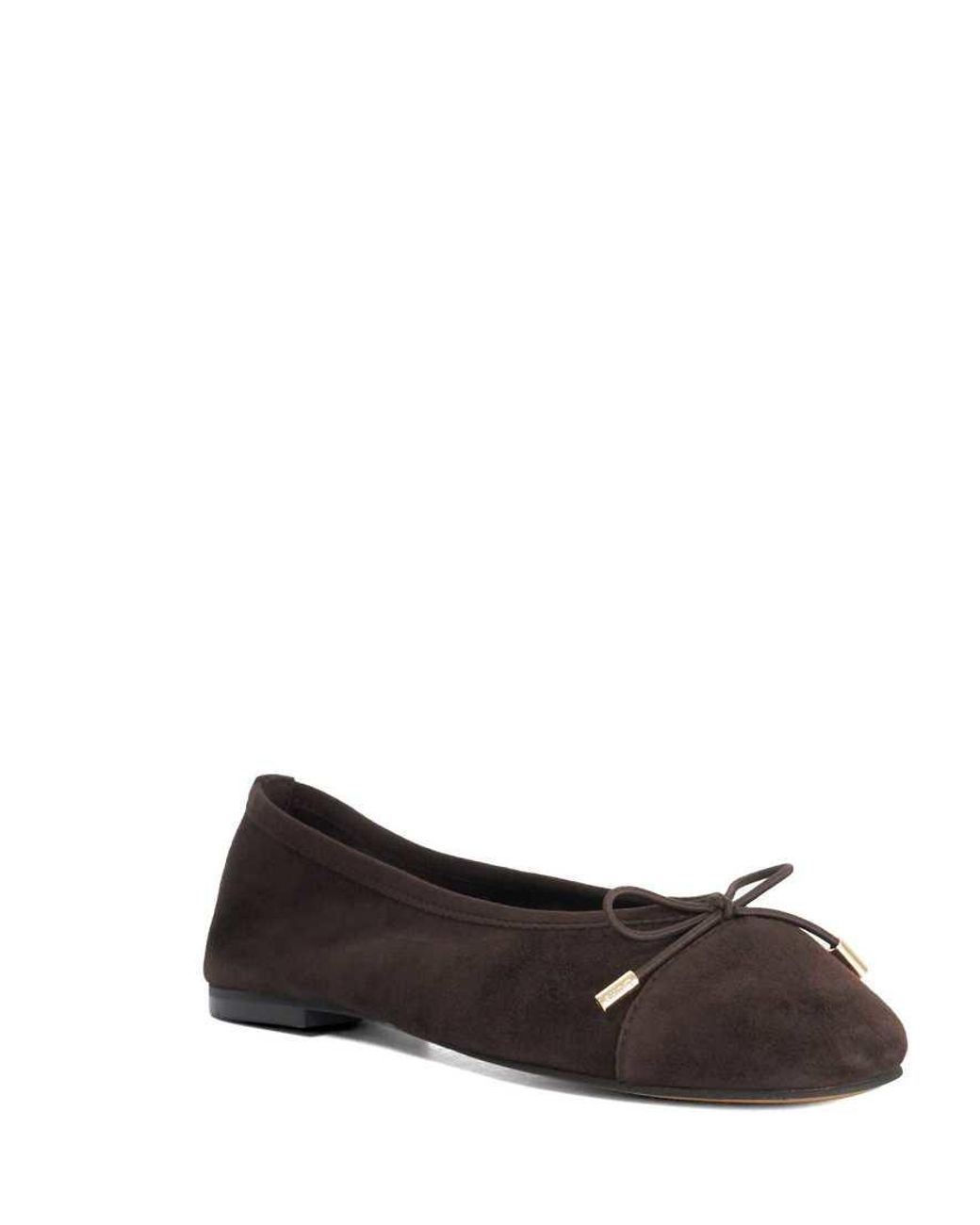 Dune Brown Haliah Ballet Pumps