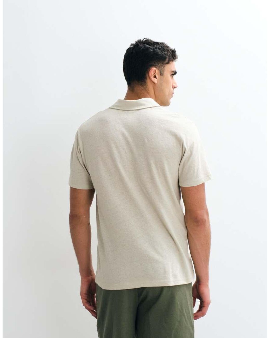 ASOS Green Regular Fit Revere Polo for men