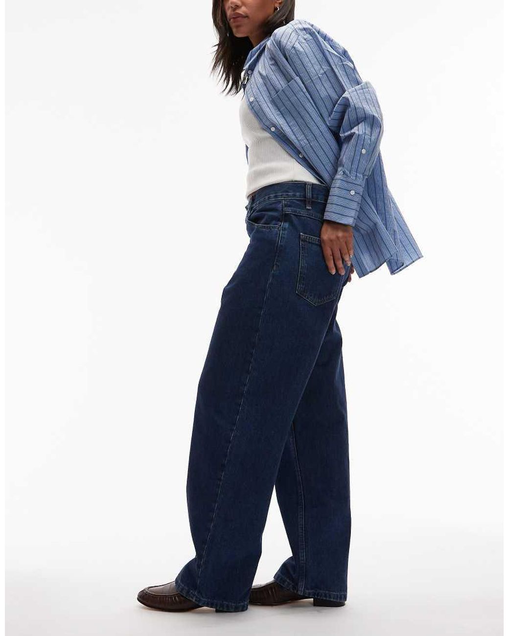 Carhartt Blue Brandon baggy Loose Straight Fit Jeans