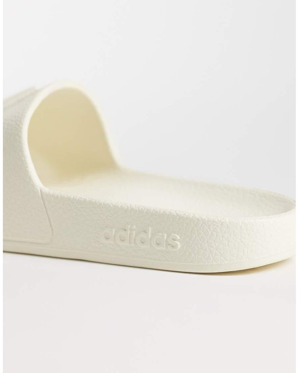 Adidas Originals Natural Adidas Training Adilette Aqua Sliders