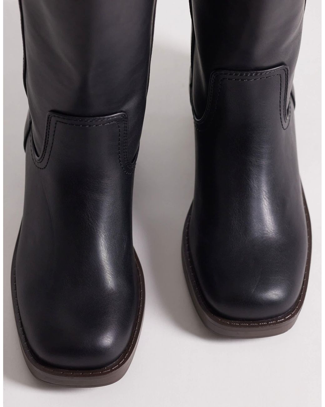 ASOS Blue – cherry – trucker-stiefel