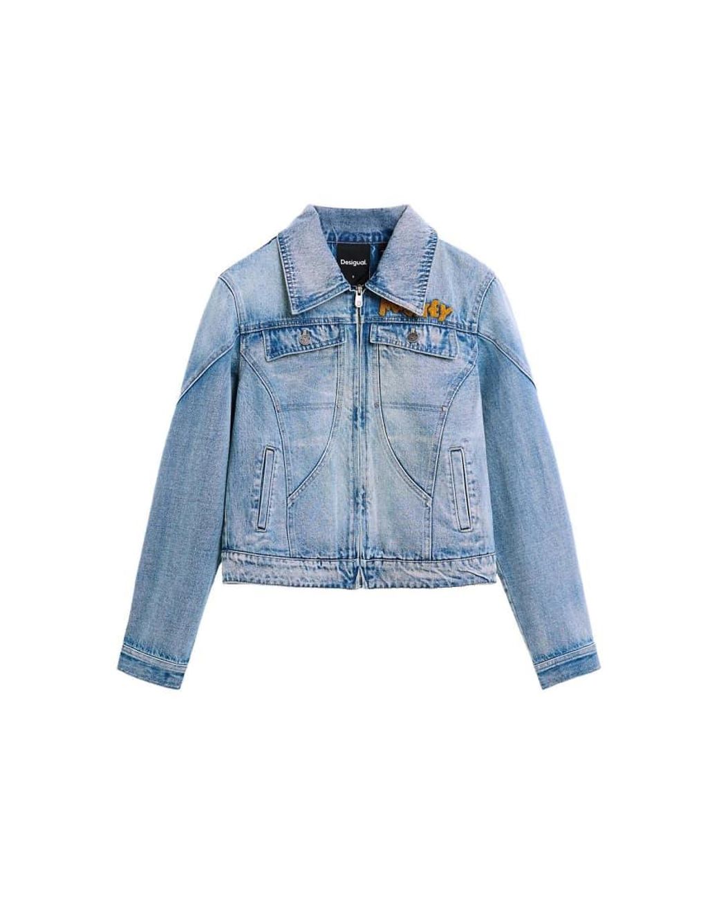 Chaqueta Estampada Mickey En Desigual de color Blue