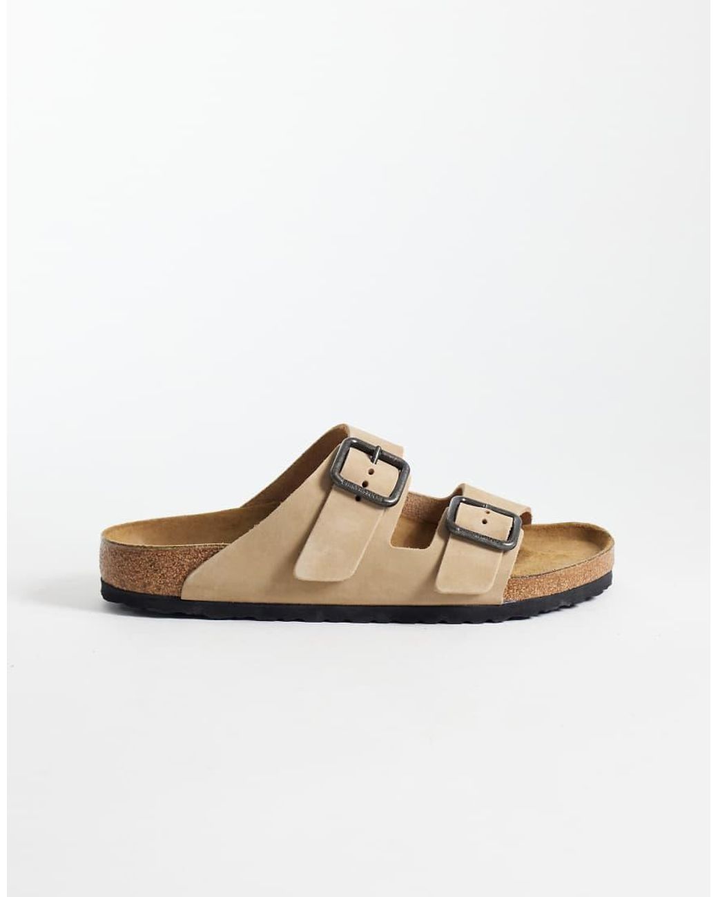 Birkenstock Natural Arizona Leather Sandals for men