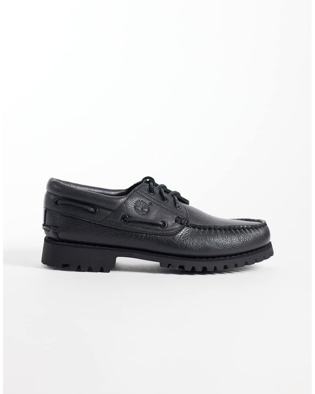 Timberland Blue 3 Eye Boat Shoes for men