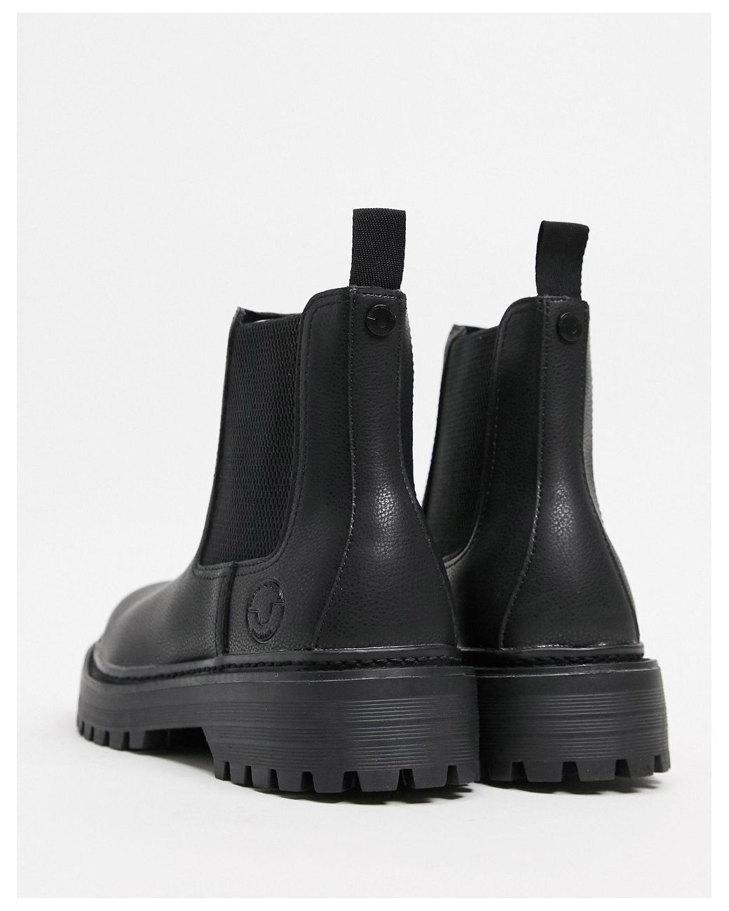 Pull&Bear Chelsea Boot With Track Sole in Black for Men | Lyst