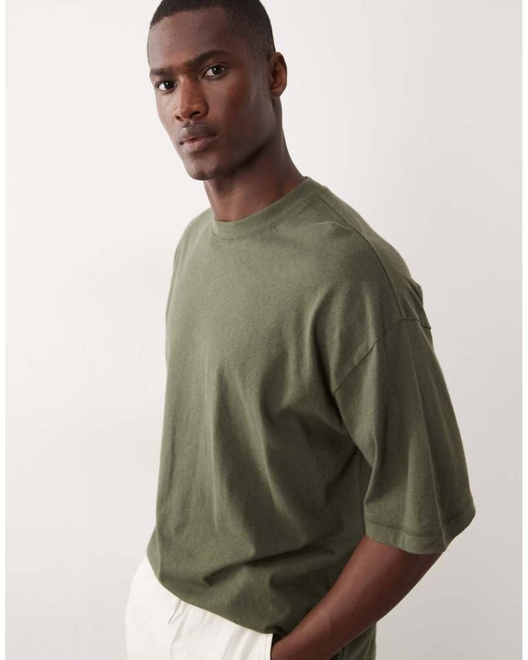 ASOS Green Oversized T-shirt for men