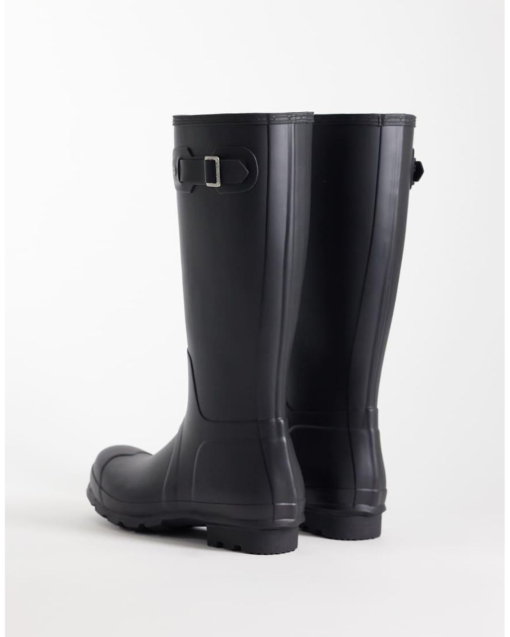 Hunter Black Original Tall Wellington Boots for men