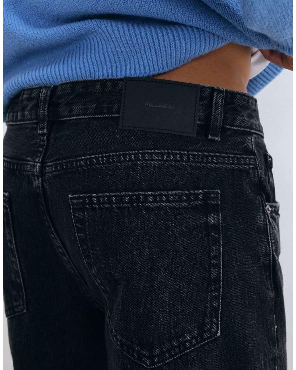 Pull&Bear White Straight-leg Jeans for men