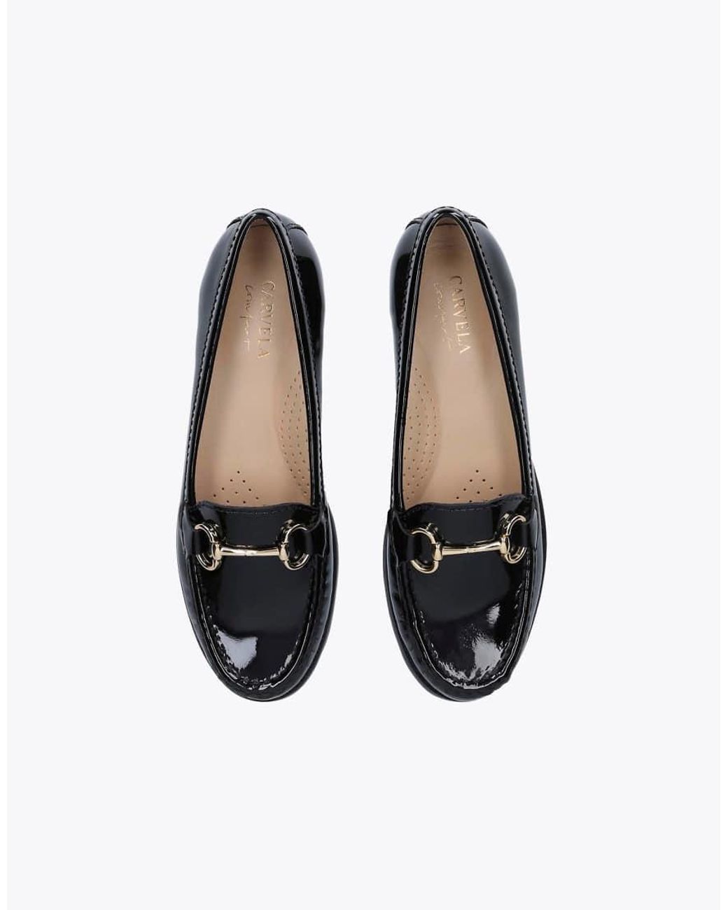 Carvela Kurt Geiger White Click 2 Flat Shoes