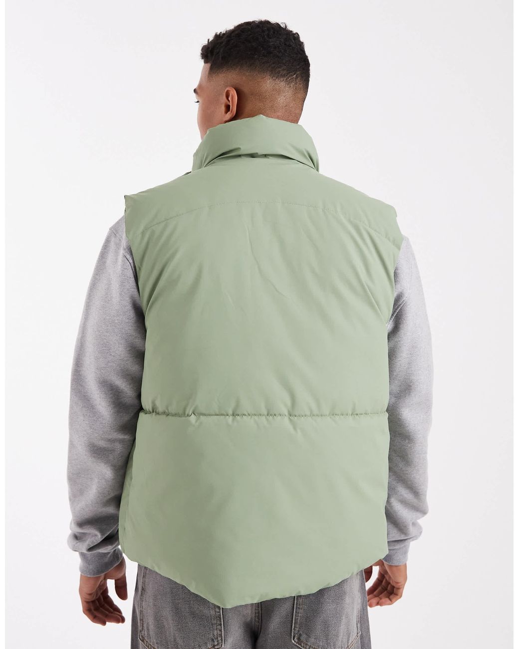 ASOS – steppweste in Green für Herren