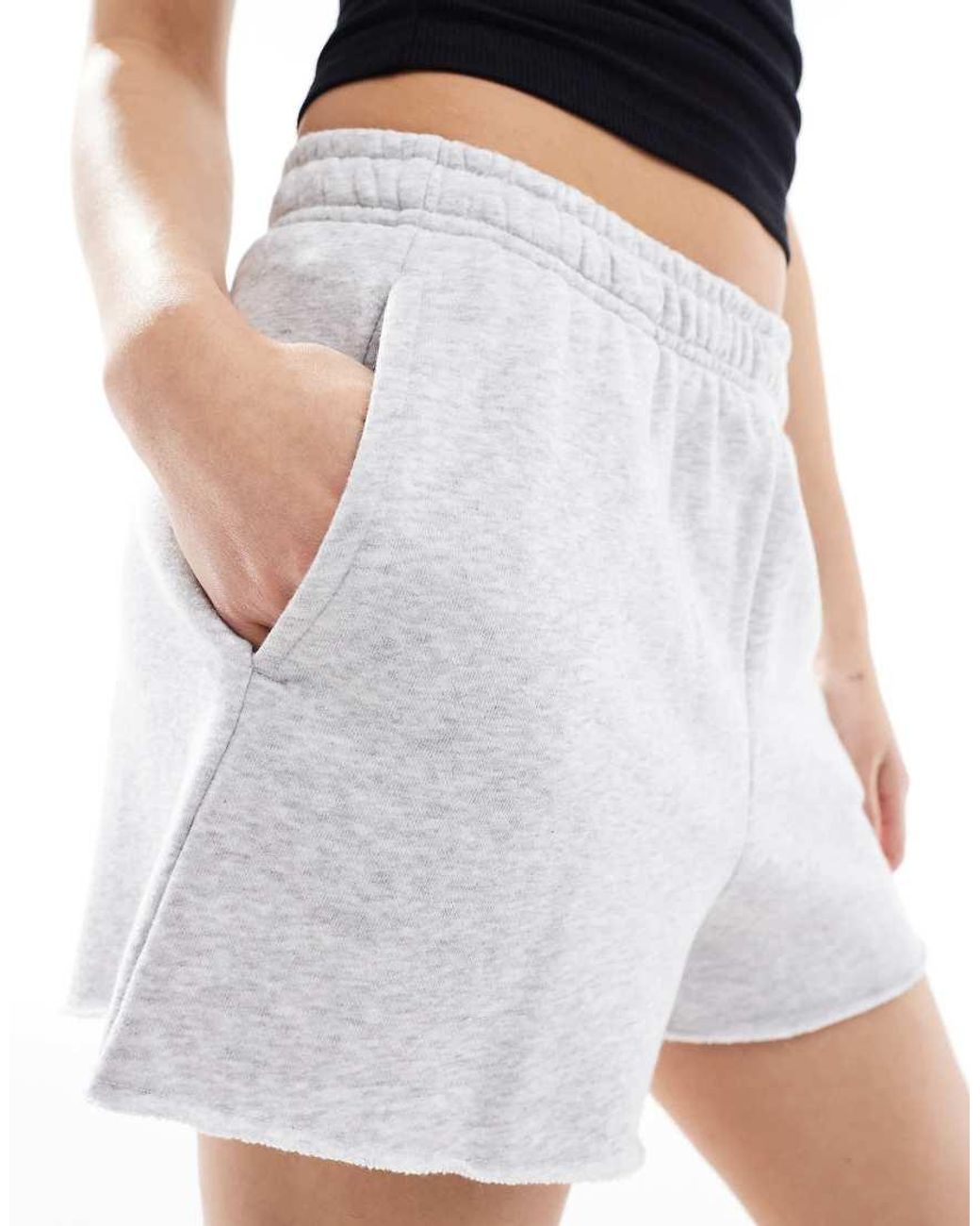 Cotton On White Classic Fleece Mini Short
