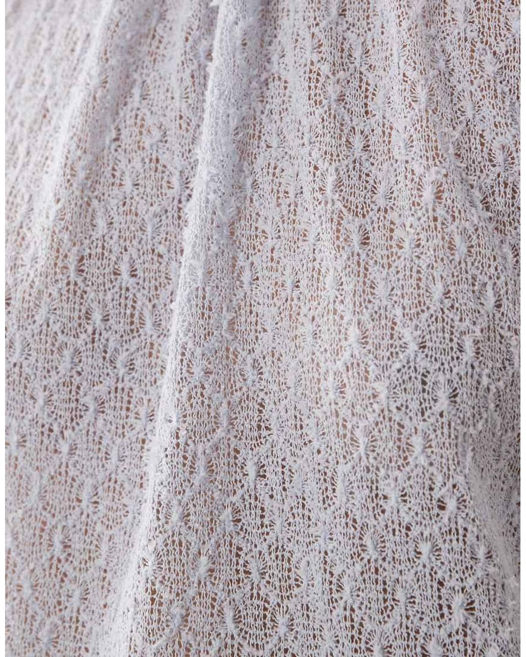 Noughts & Kisses Gray Knit Halterneck Top