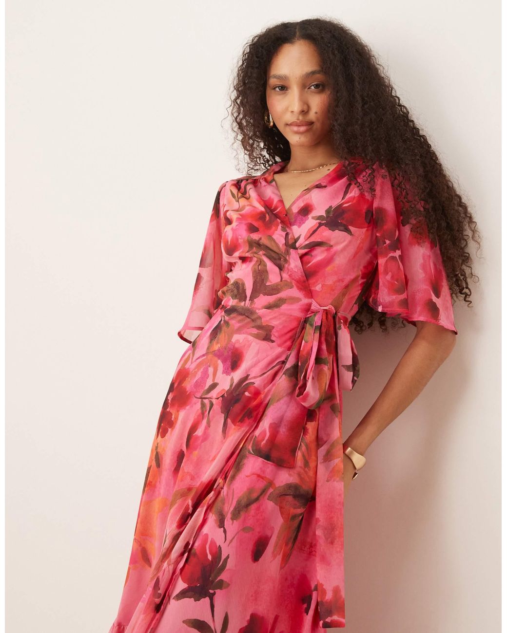 white long sleeve maternity maxi dress PinkBlush Taupe V-Neck Long Sleeve Fitted Maternity Maxi Dress Medium