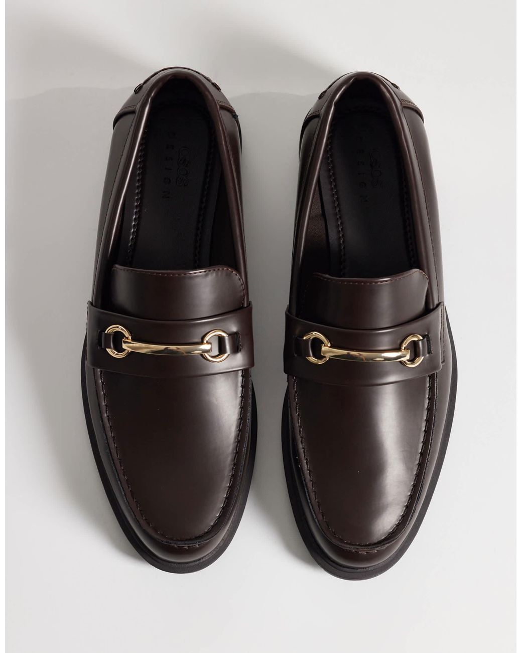 ASOS – penny-loafer in Brown für Herren