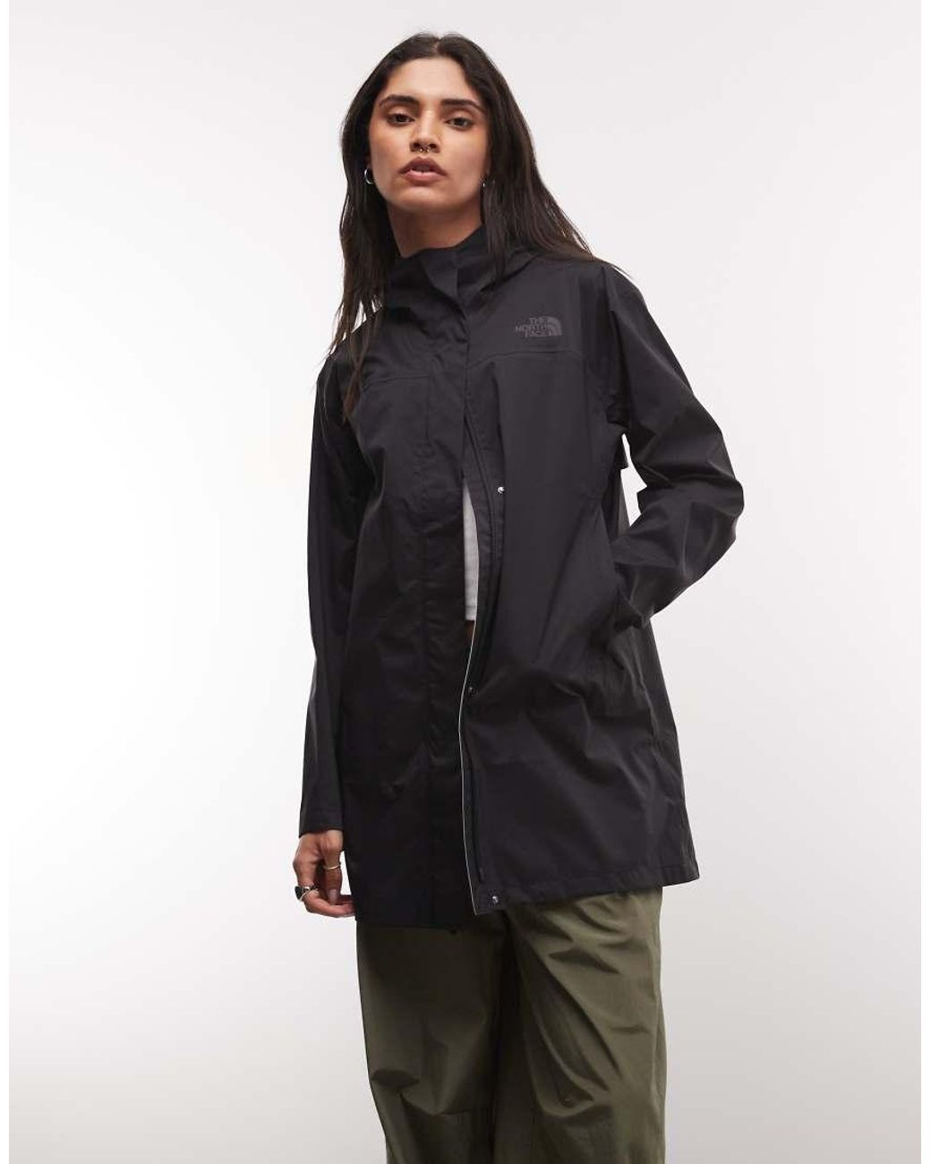 The North Face Blue Voyage Rain 3l Hooded Parka