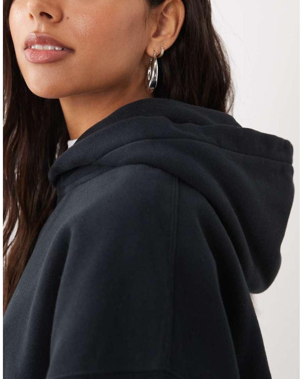 Abercrombie & Fitch Blue Oversized Hoodie