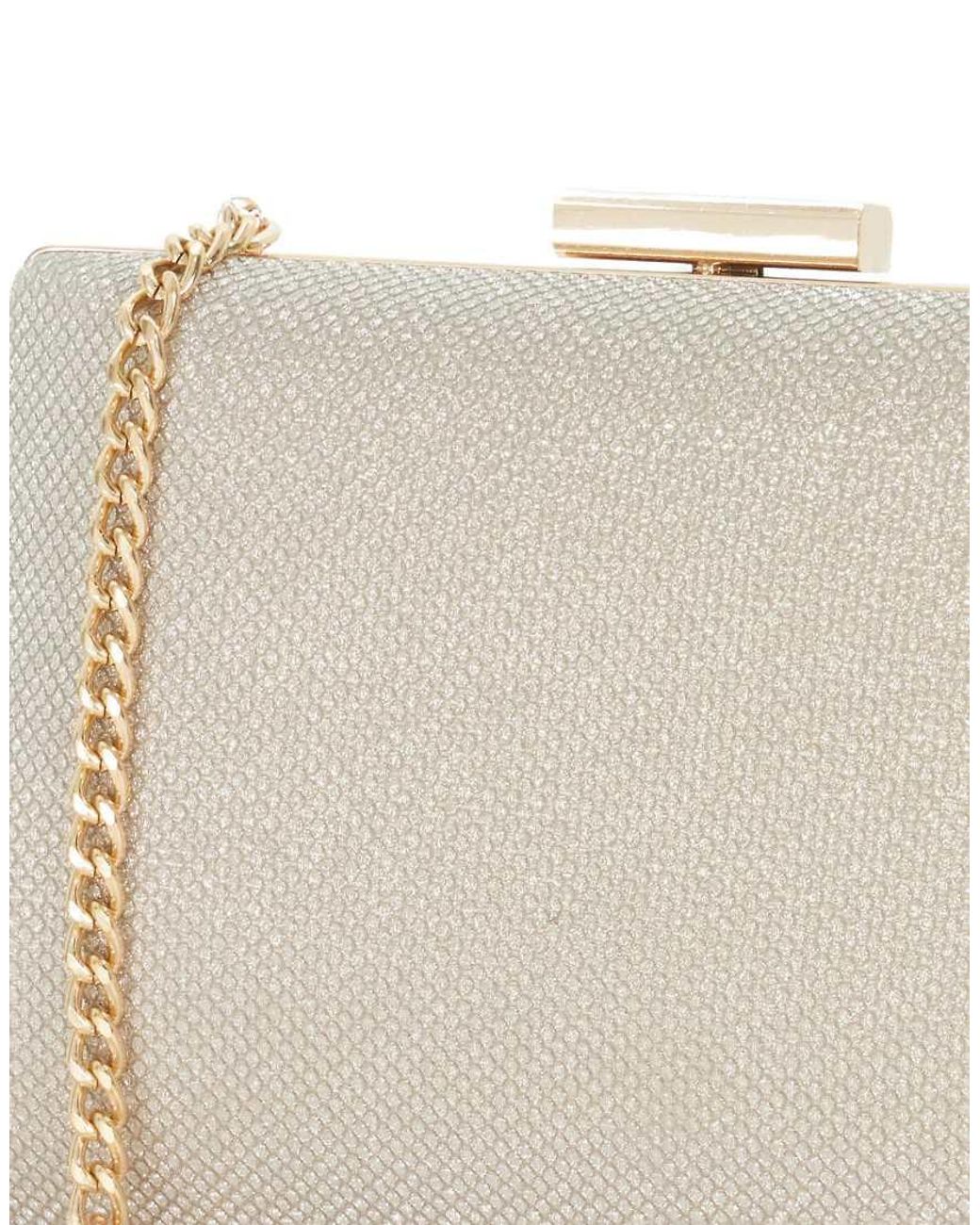 Dune Natural Bellaria Clutch Bag