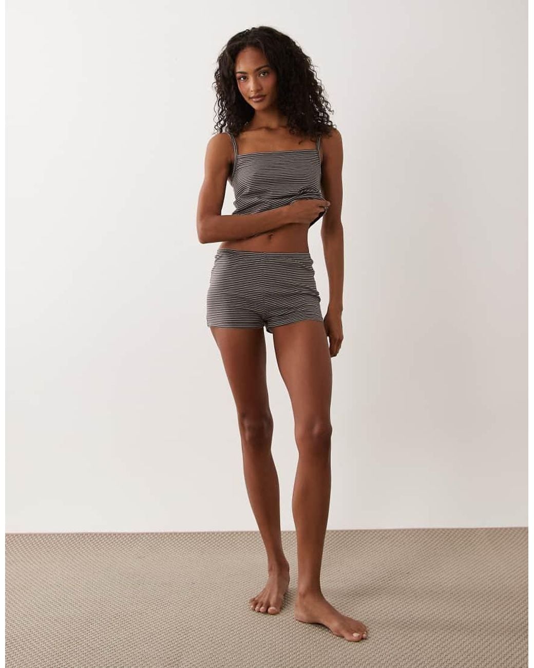 ASOS Brown Mix & Match Cheeky Shorts