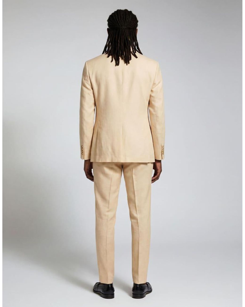 Harry Brown Natural Giacomo Slim Fit Single Breasted Suit Jacket for men