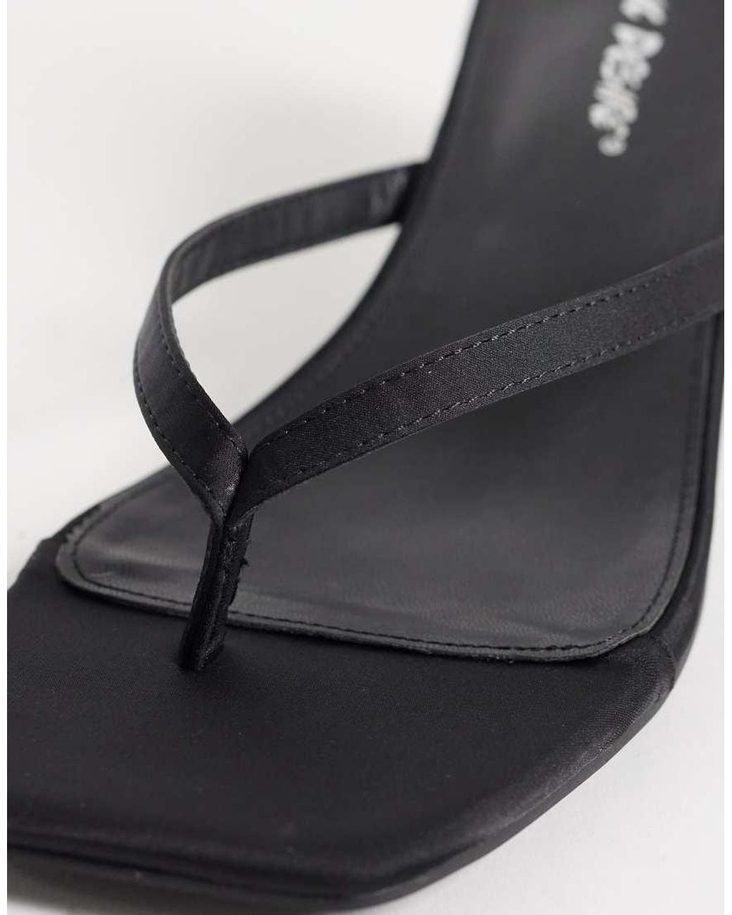 Public Desire Multicolor Everlast Kitten Heel Thong Sandals