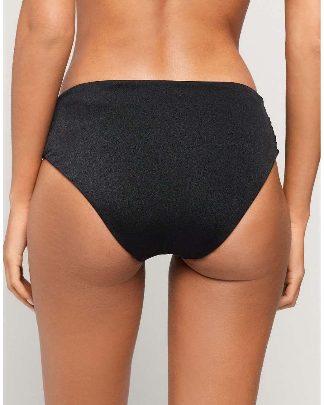 Tezenis Black Royal Essence High-Waist Bikini Bottoms